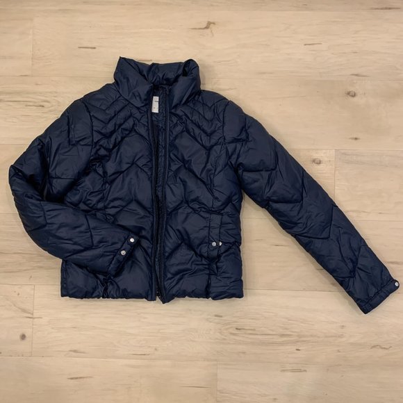 Navy Vera Moda Puffer Jacket - Picture 5 of 5